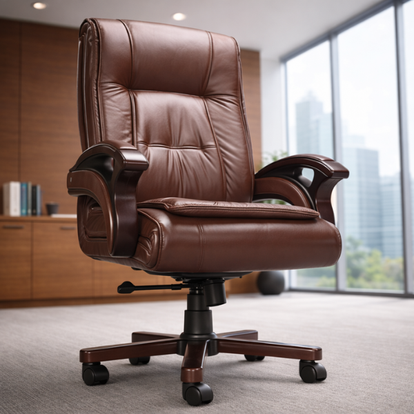 Executive Leather Office Chair - Image 2
