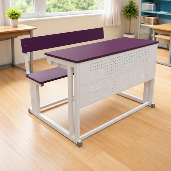 Nova Series Ergonomic Dual-Student Classroom Workstation